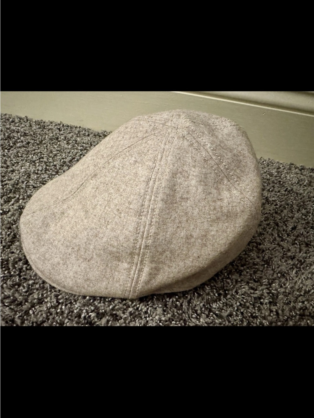 Goorin Bros Men's Ronald Amos Light Taupe Wool Newsboy Cap M New Retail $98
